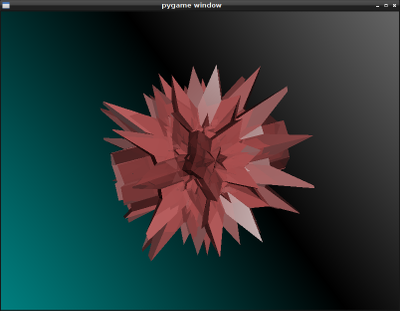 A three-dimension slice of a great grand stellated
120-cell